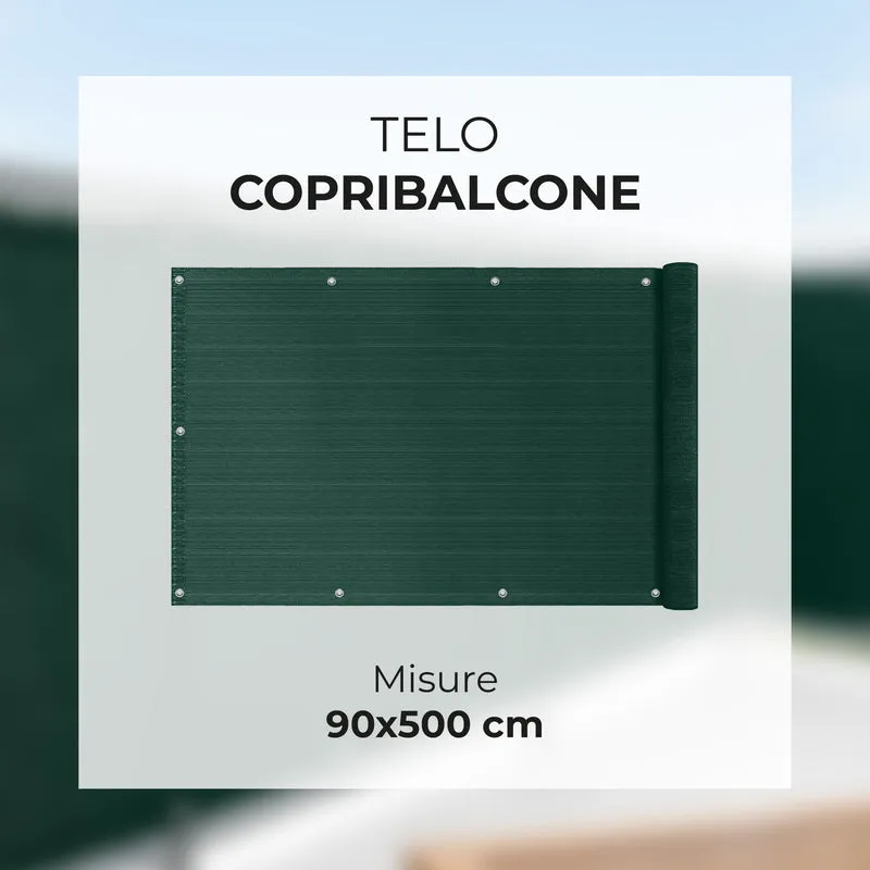 Telo Copribalcone Ombreggiante 90% con Occhielli Il Gruppone
