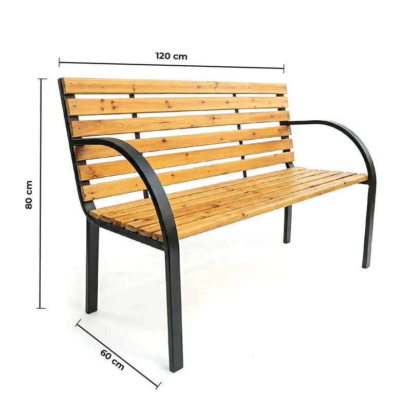 Panchina da Giardino 2 Posti in Legno Il Gruppone