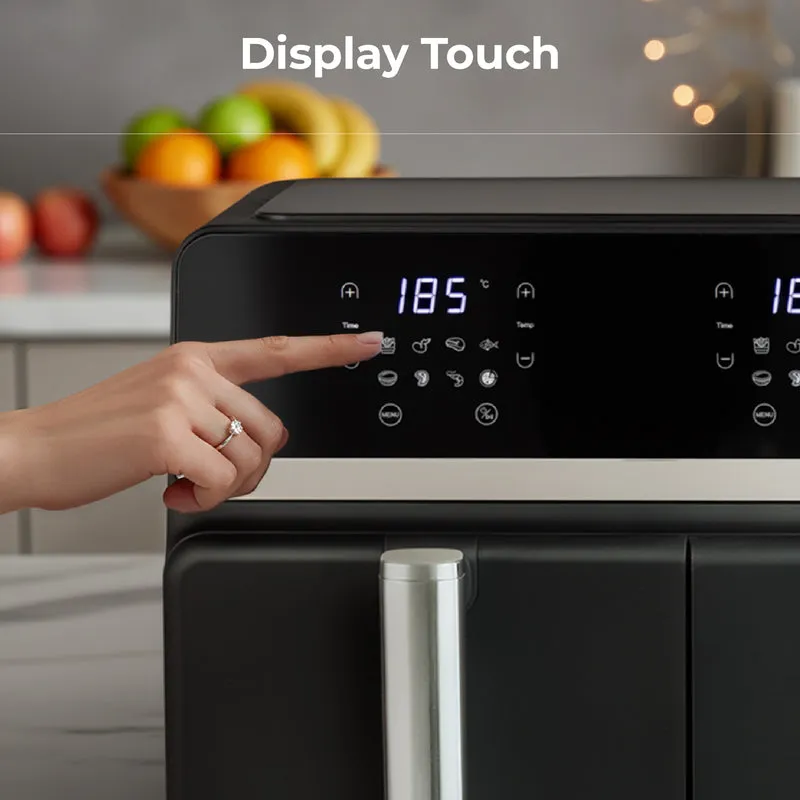 Friggitrice ad Aria 9L Doppio Cestello Digitale XXL Il Gruppone