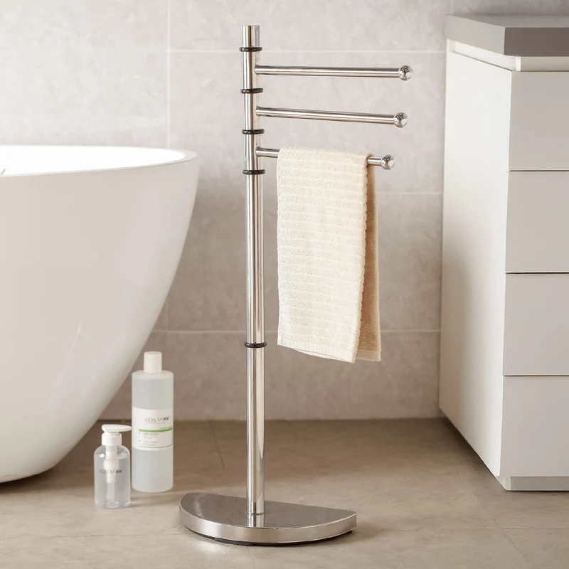 Accessori Bagno da Terra in Acciaio Inox – Piantana Porta Rotolo Il Gruppone