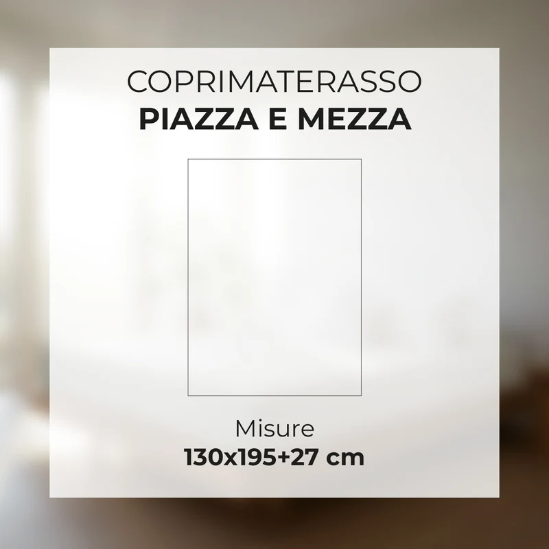 Coprimaterasso Aloe Vera Antiacaro Traspirante in Poliestere Il Gruppone