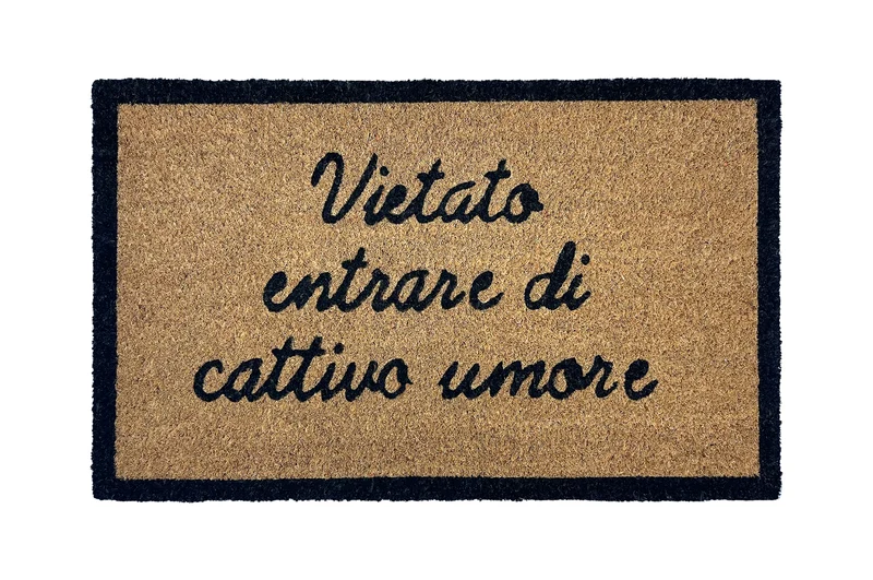 Zerbino Ingresso Casa In Fibra Di Cocco Base in PVC Il Gruppone