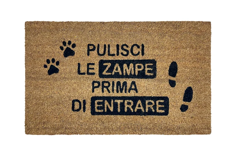 Zerbino Ingresso Casa In Fibra Di Cocco Base in PVC Il Gruppone