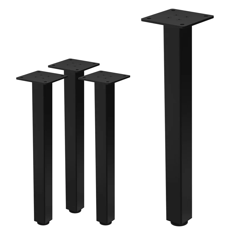 Tischbeine Tischgestell 4er Set I-Design aus Stahl ML-Design