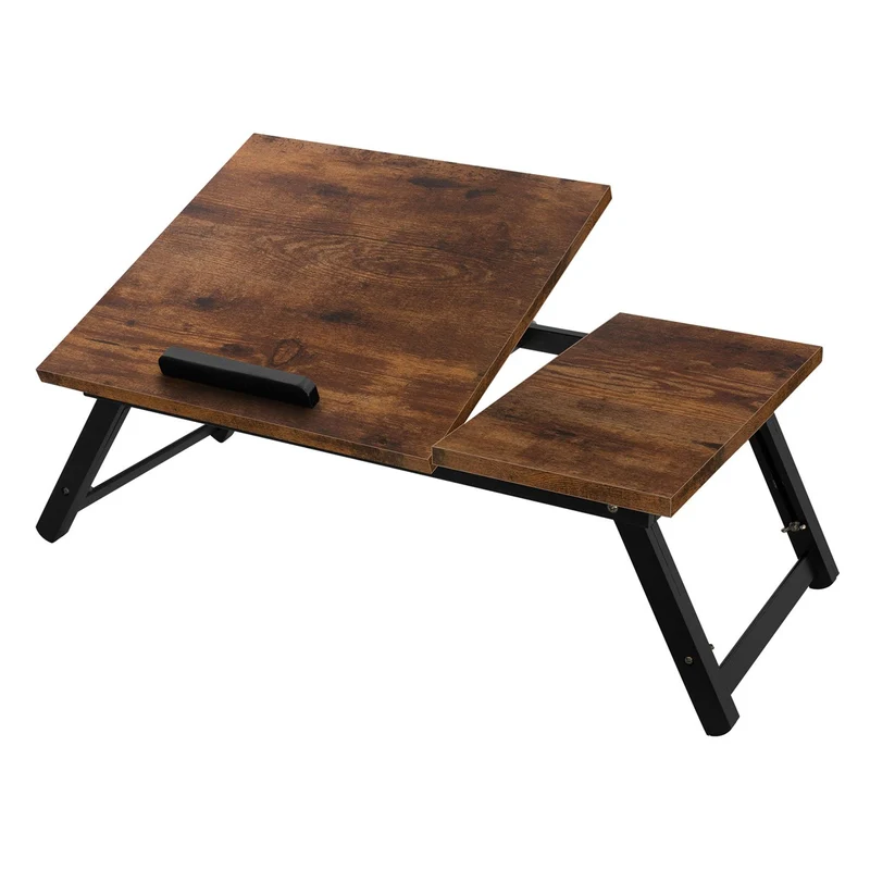 ML-Design | Laptoptisch klappbar aus Holz Lapdesks Notebooktisch fürs Bett/Sofa
