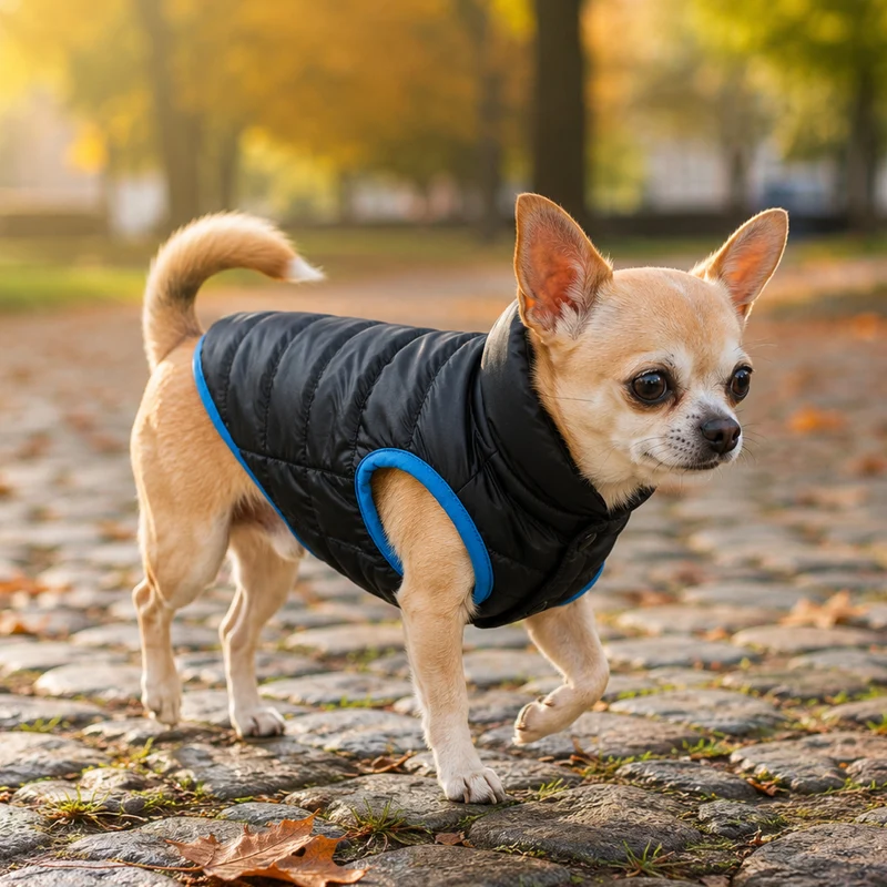 Cappottino Imbottito per Cani con Collo Alto Antivento Il Gruppone