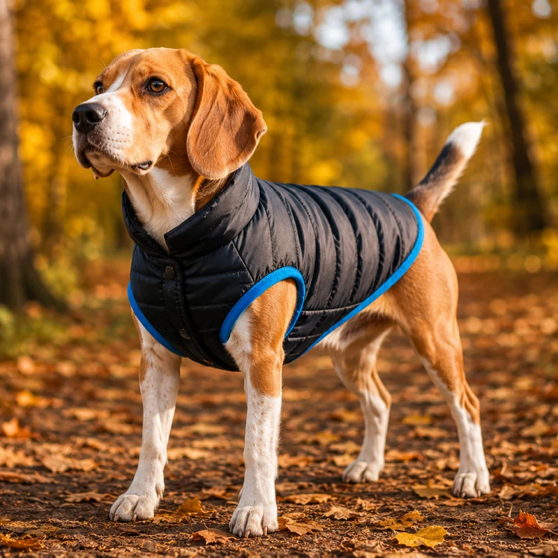 Cappottino Imbottito per Cani con Collo Alto Antivento Il Gruppone