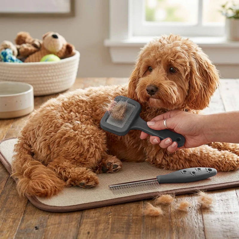 Kit Toelettatura per Cani e Gatti con Spazzola Cardatore Il Gruppone
