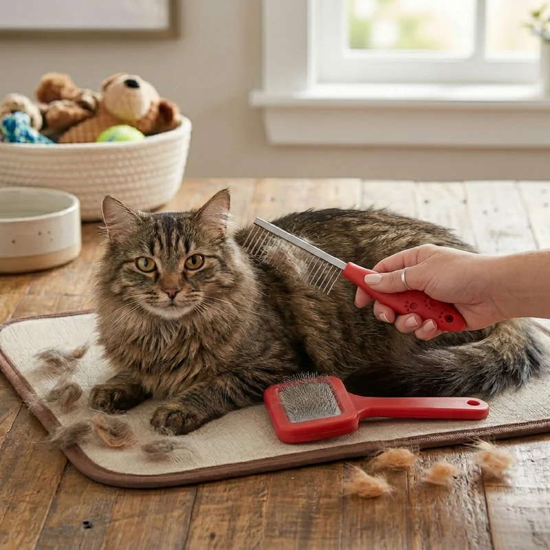 Kit Toelettatura per Cani e Gatti con Spazzola Cardatore Il Gruppone