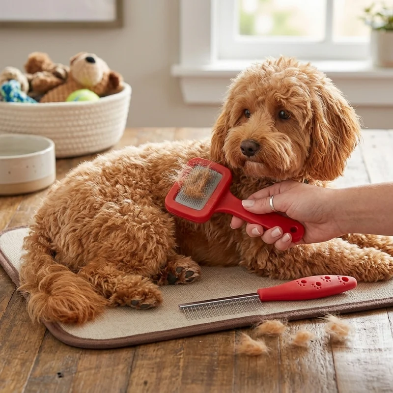 Kit Toelettatura per Cani e Gatti con Spazzola Cardatore Il Gruppone