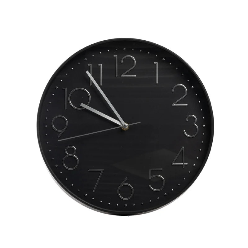 Orologio da Parete 30 cm Moderno Design Minimalista con numeri in Rilievo Il Gruppone