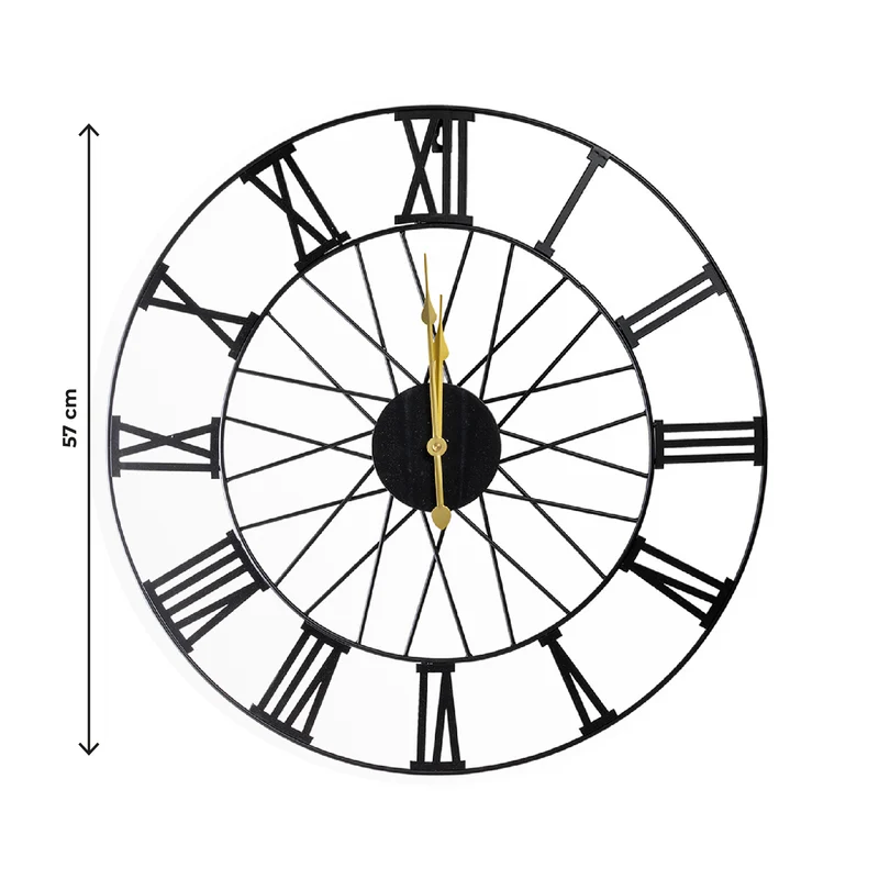 Orologio da Parete Grande 57 cm Design Scheletro Il Gruppone