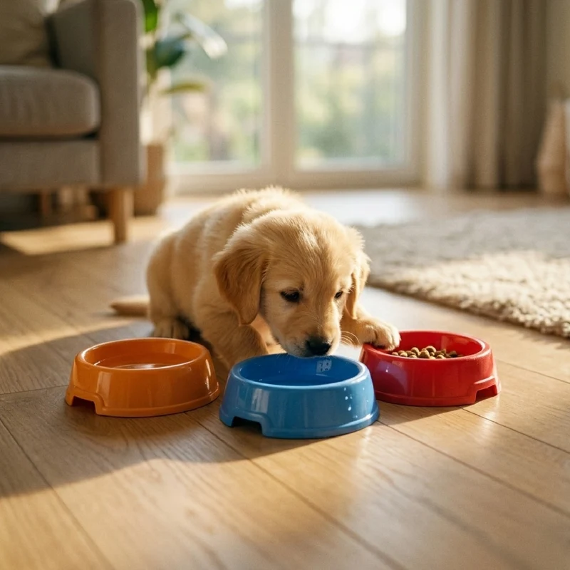 Set 3 Ciotole per Cani e Gatti da 1 Litro in Plastica Colorata Il Gruppone