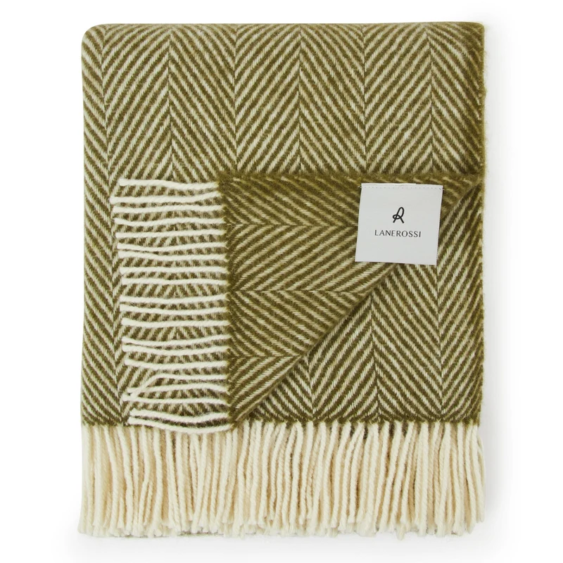 Plaid in Lana Vergine - Feder
