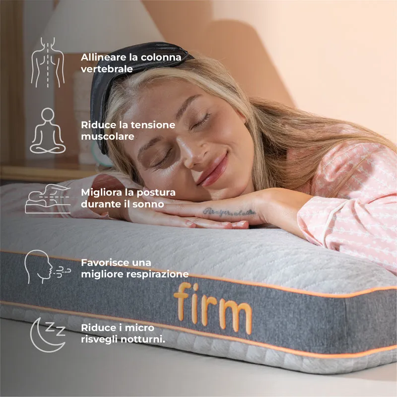 Cuscino Memory Foam 60x40x12 In 3 Diverse Durezze