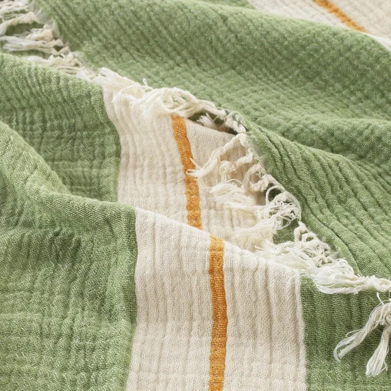 Telo Mare Fouta Rigato in Mussola di Cotone - Chelsea