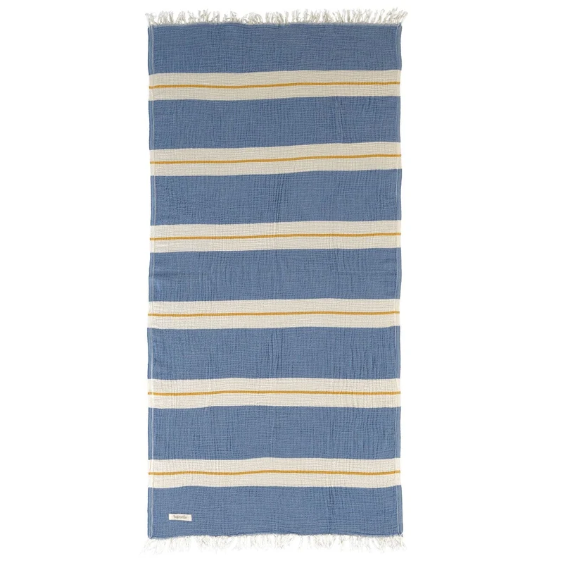 Telo Mare Fouta Rigato in Mussola di Cotone - Chelsea