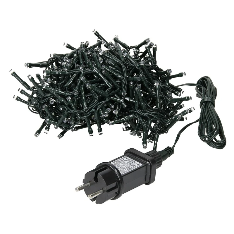 ECD Germany | LED Lichtervorhang IP44 LED Weihnachtsbeleuchtung Weihnachtsdeko Lichterkette Innen/Außen Clusterlichterkette
