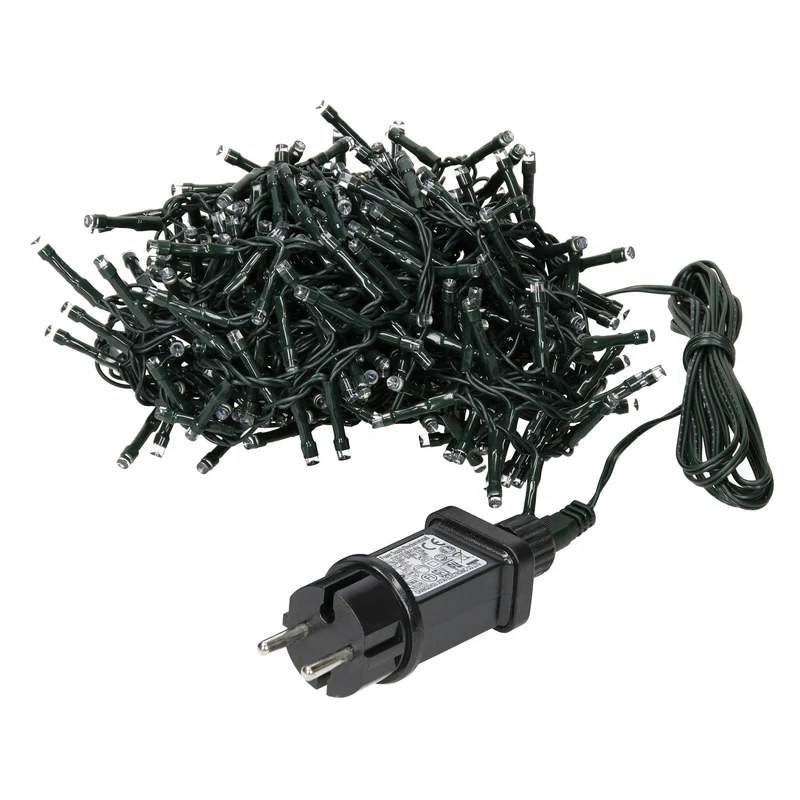 LED Lichtvorhang 6m Warmweiß mit 180 LEDs aus PVC