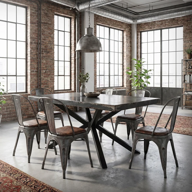 ML-DESIGN | Tischbeine Spider-Design 120x78x72 cm aus Stahl Schwarz Tischgestell Tischfüße Tischkufen für Esstisch & Schreibtisch
