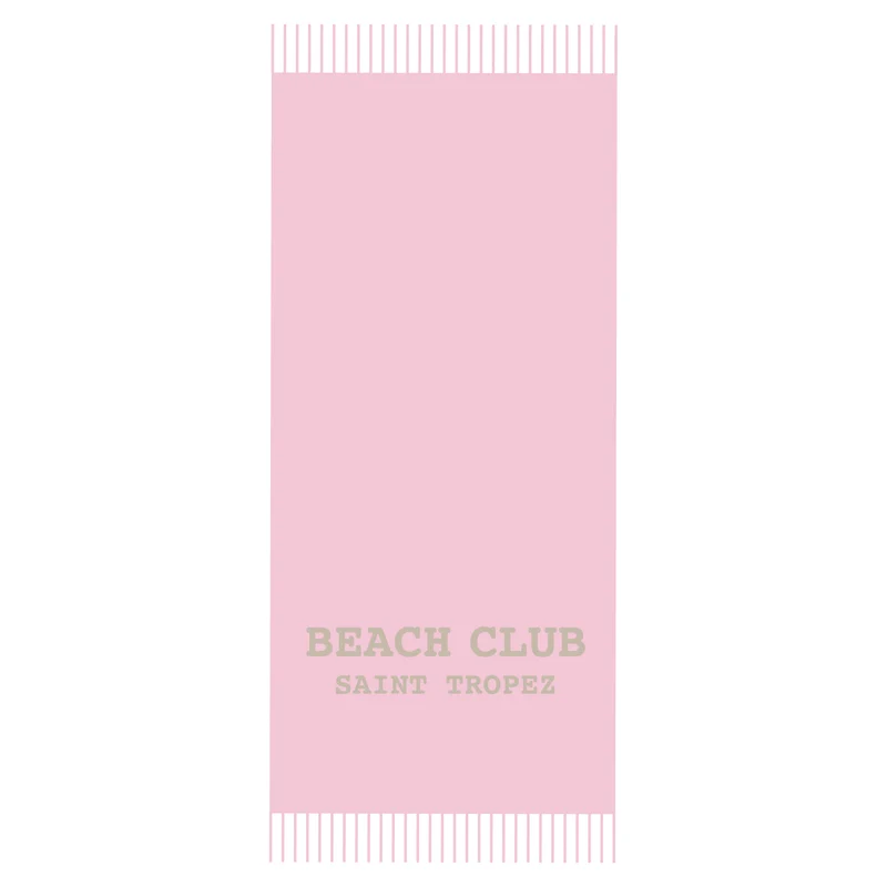 Telo Mare in Spugna di Cotone Tinta Unita - Beach Club