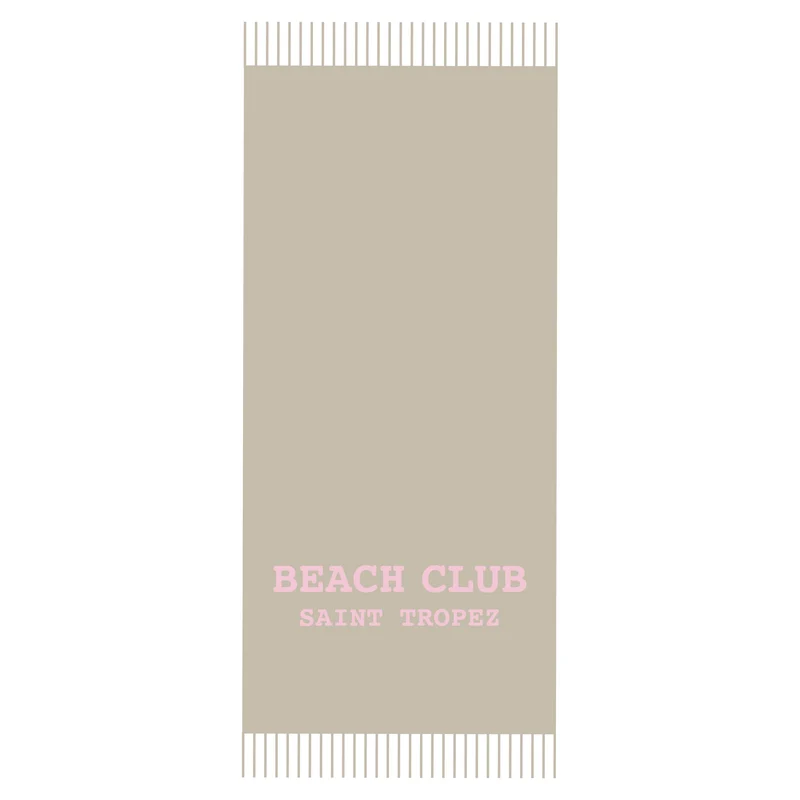 Telo Mare in Spugna di Cotone Tinta Unita - Beach Club
