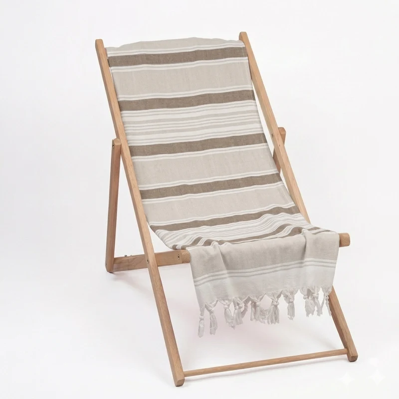 Telo Mare in Fouta di Cotone e Microspugna - Equipage