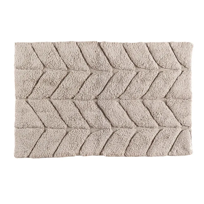 Tappeto Bagno Antiscivolo In Cotone Effetto Rilievo, Lavabile in Lavatrice Il Gruppone