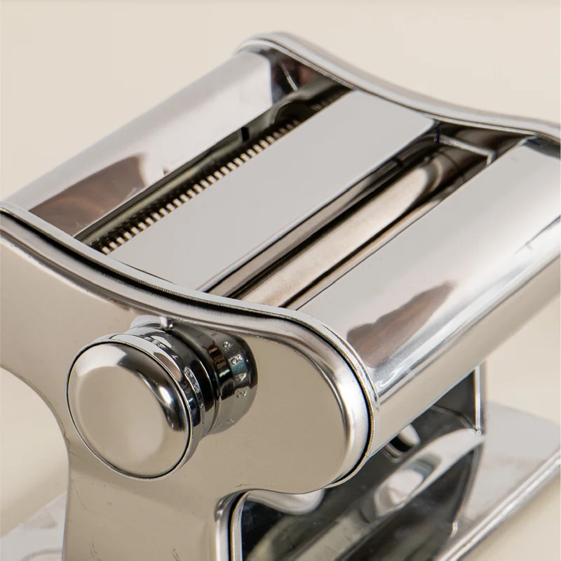 Macchina per Pasta Manuale in Acciaio Inox 9 Livelli di Spessore, Il Gruppone
