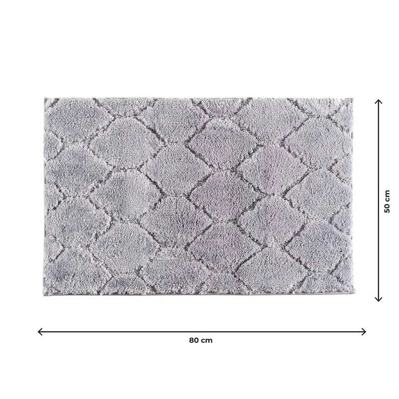 Tappeto Bagno Antiscivolo Effetto Rilievo Assorbente, Lavabile in Lavatrice Il Gruppone