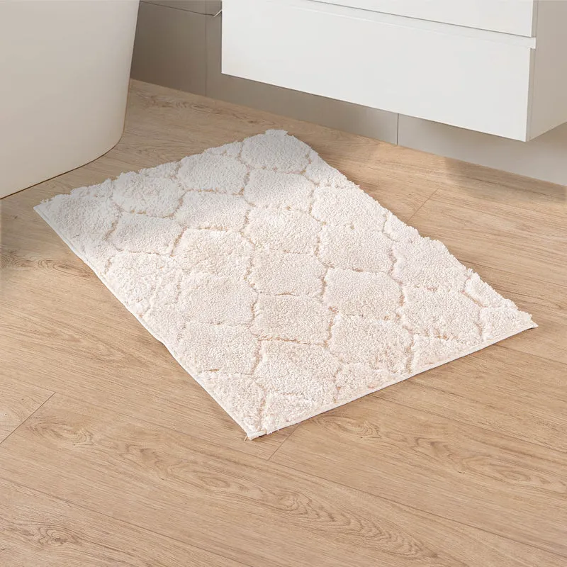 Tappeto Bagno Antiscivolo Effetto Rilievo Assorbente, Lavabile in Lavatrice Il Gruppone