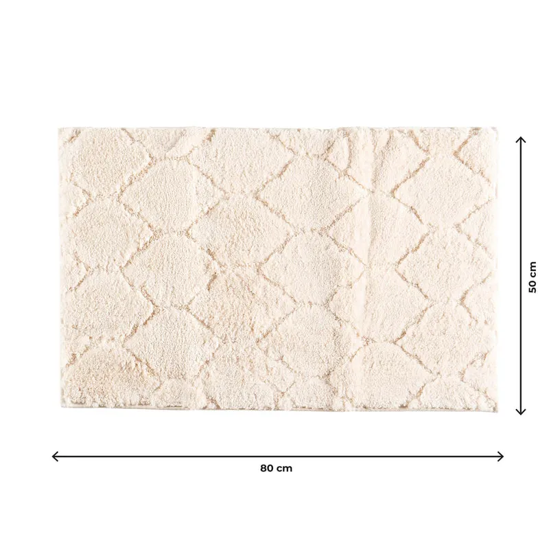 Tappeto Bagno Antiscivolo Effetto Rilievo Assorbente, Lavabile in Lavatrice Il Gruppone
