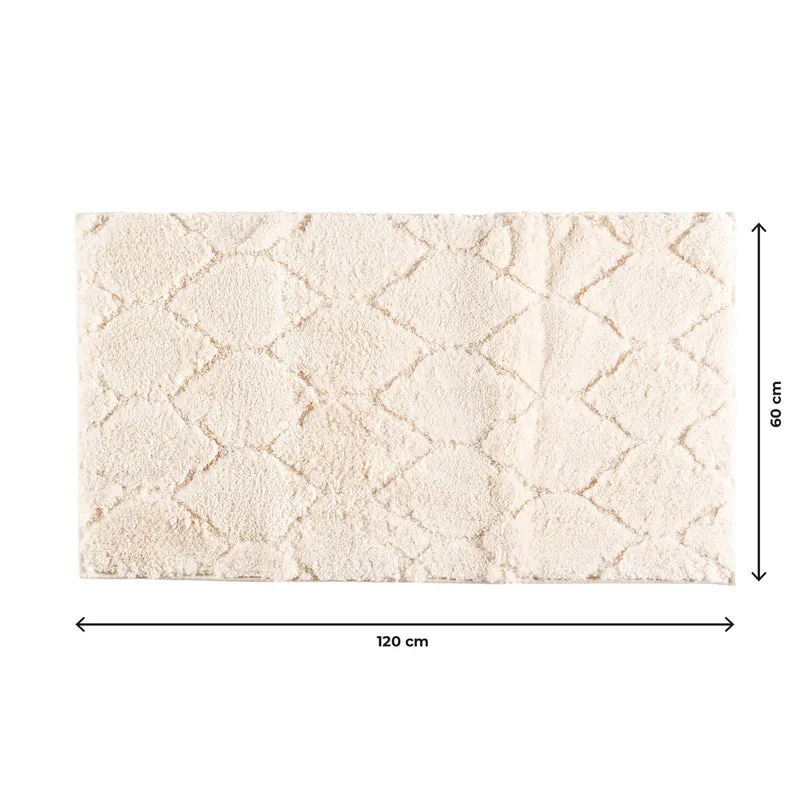 Tappeto Bagno Antiscivolo Effetto Rilievo Assorbente, Lavabile in Lavatrice Il Gruppone