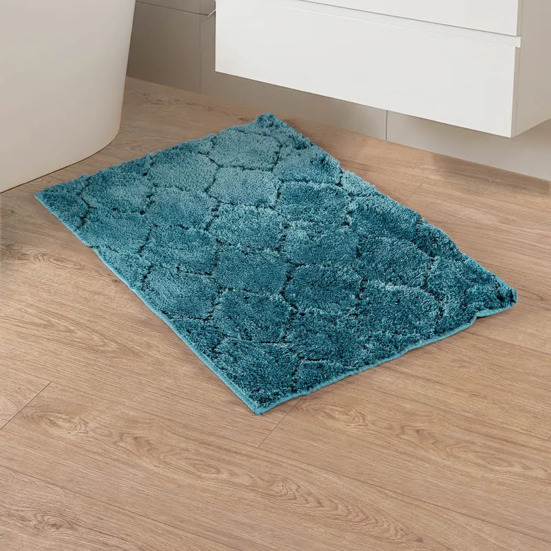 Tappeto Bagno Antiscivolo Effetto Rilievo Assorbente, Lavabile in Lavatrice Il Gruppone