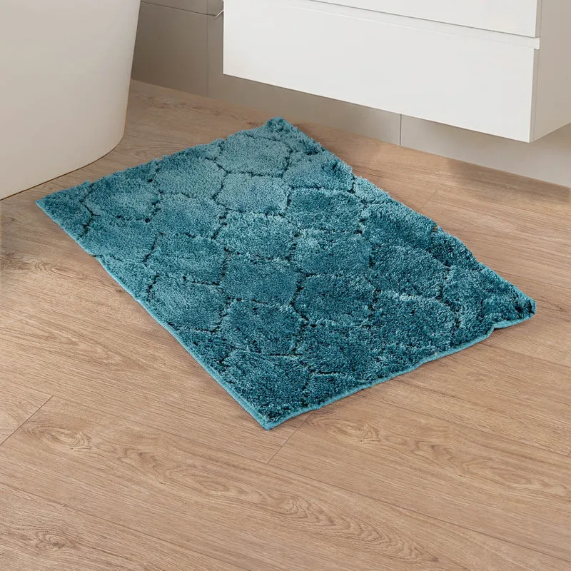 Tappeto Bagno Antiscivolo Effetto Rilievo Assorbente, Lavabile in Lavatrice Il Gruppone