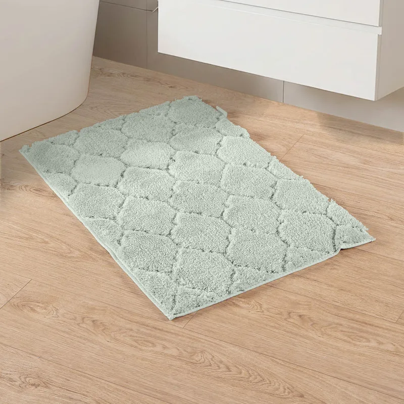 Tappeto Bagno Antiscivolo Effetto Rilievo Assorbente, Lavabile in Lavatrice Il Gruppone