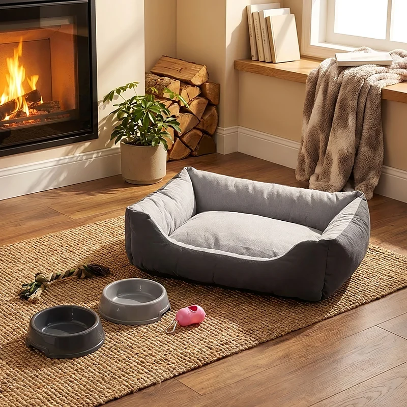 Set Accessori per Cani con Cuccia Lavabile Antiscivolo Il Gruppone