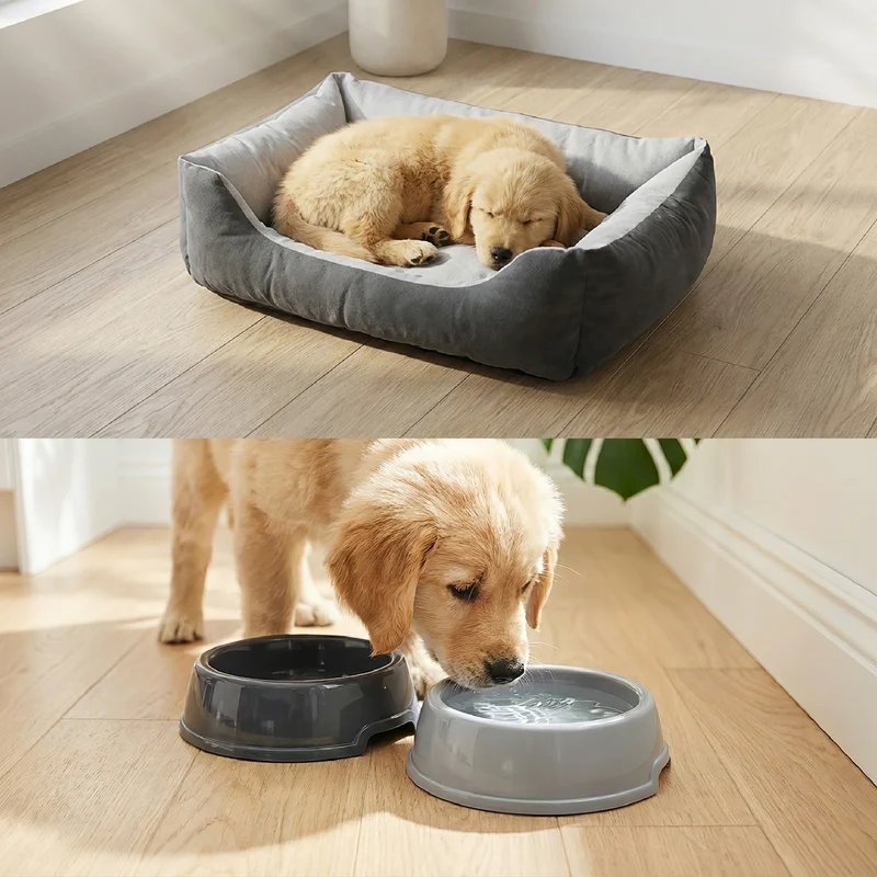 Set Accessori per Cani con Cuccia Lavabile Antiscivolo Il Gruppone