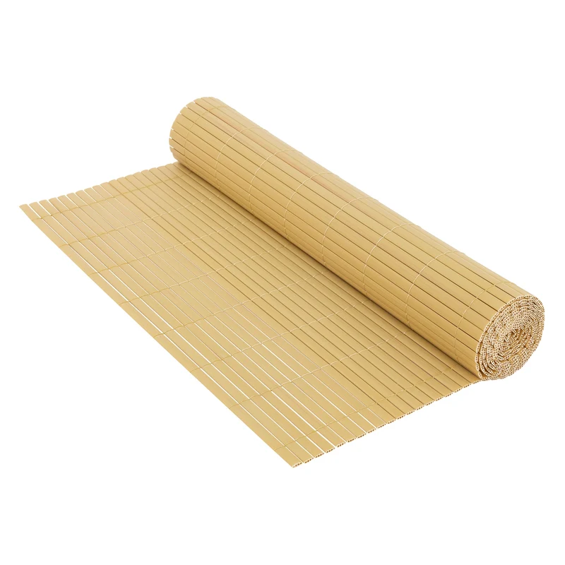 Sichtschutzmatte 100x300 cm Sichtschutzzaun Windschutz Balkonschutz PVC Bambus UV-beständig