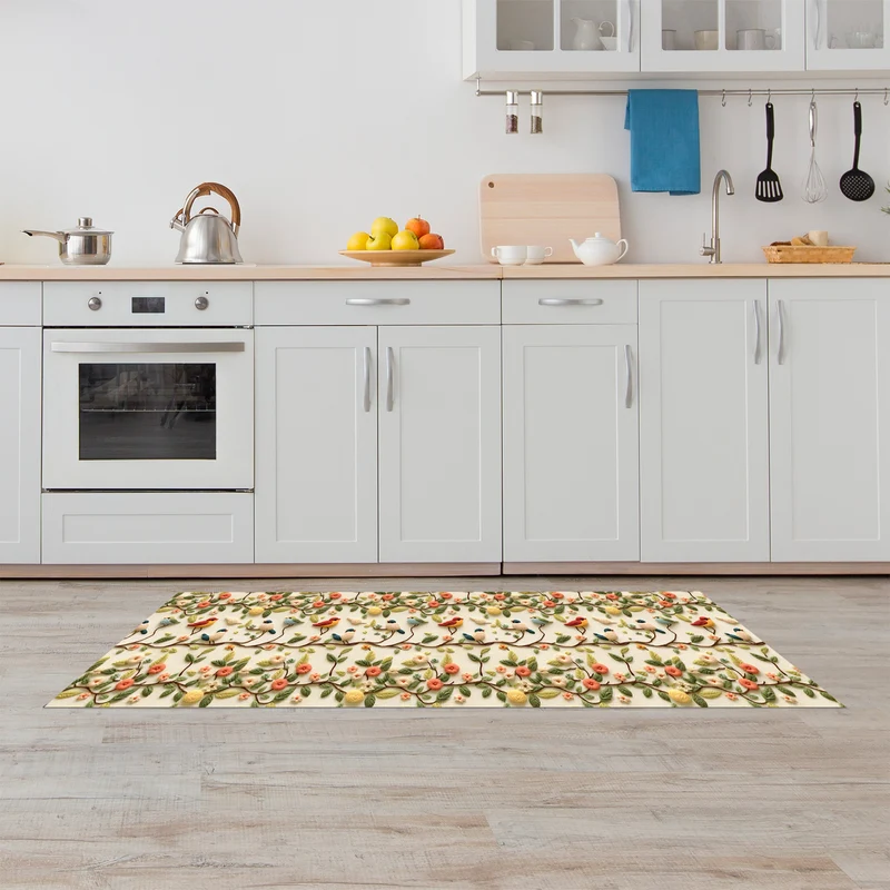Tappeto Cucina Antiscivolo Made in Italy Passatoia Antimacchia Uccelini Il Gruppone