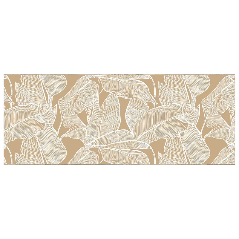 Tappeto Cucina Antiscivolo Made in Italy Passatoia Antimacchia Felce Beige Il Gruppone