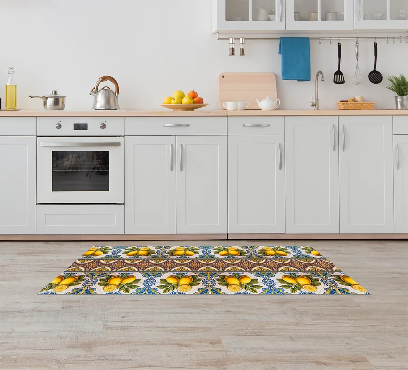 Tappeto Cucina Antiscivolo Made in Italy Passatoia Antimacchia 164 Lemonade Il Gruppone