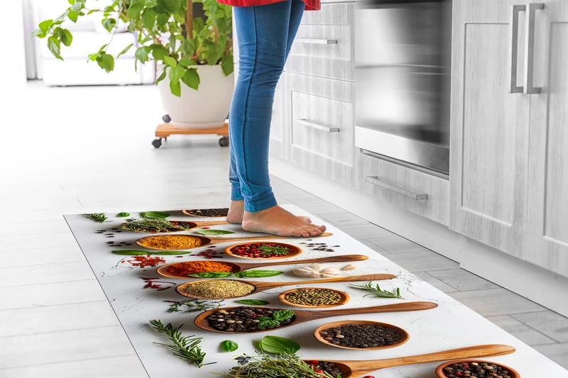 Tappeto Cucina Antiscivolo Made in Italy Passatoia Antimacchia Profumi Sapori Il Gruppone