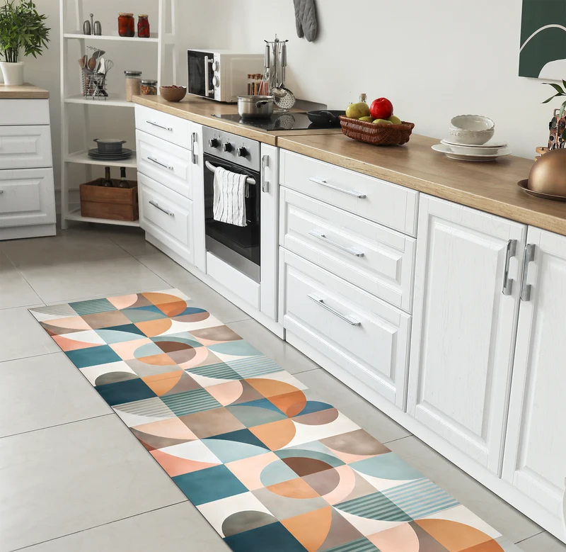 Tappeto Cucina Antiscivolo Made in Italy Passatoia Antimacchia Picasso Multicolor Il Gruppone