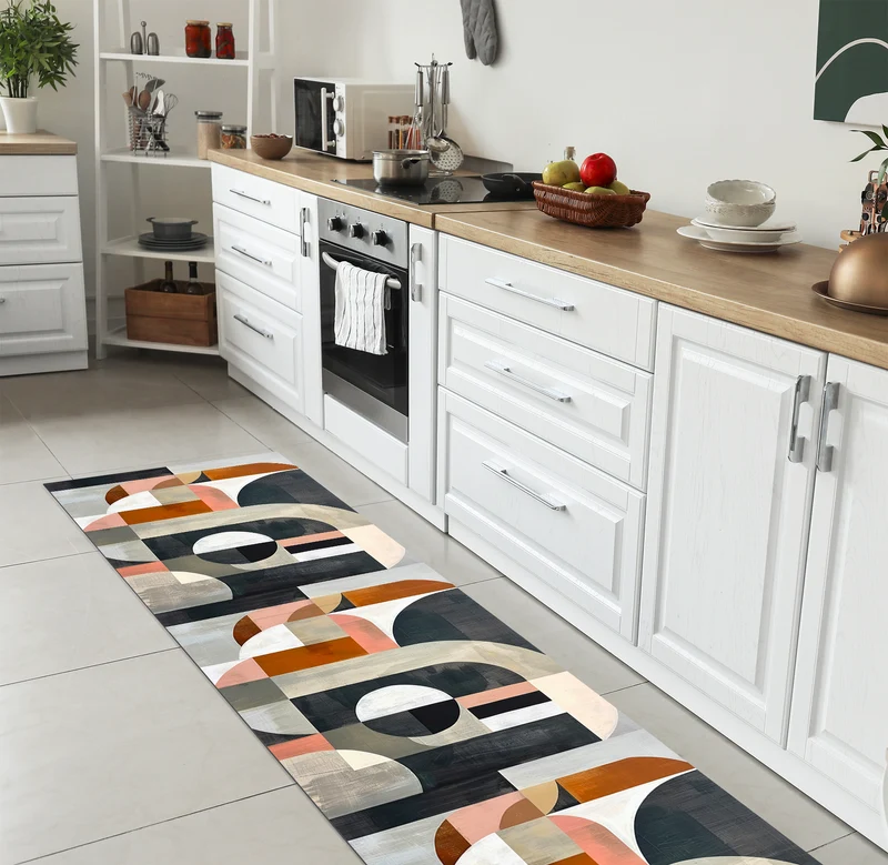 Tappeto Cucina Antiscivolo Made in Italy Passatoia Antimacchia Picasso Grigia Il Gruppone