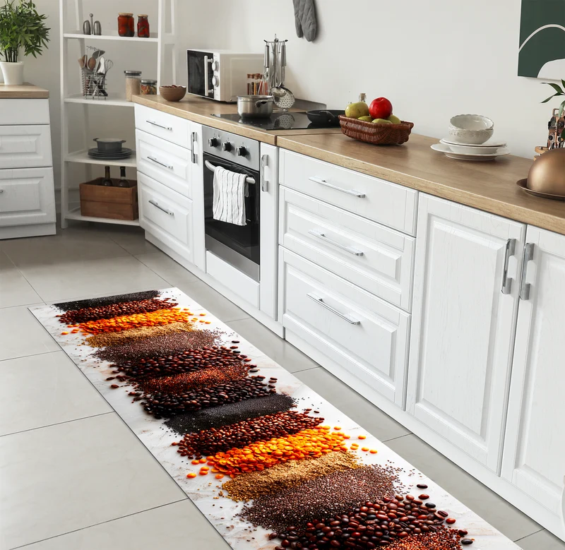 Tappeto Cucina Antiscivolo Made in Italy Passatoia Antimacchia Multi Chicchi Il Gruppone