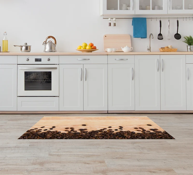 Tappeto Cucina Antiscivolo Made in Italy Passatoia Antimacchia Chicchi Caffe Il Gruppone