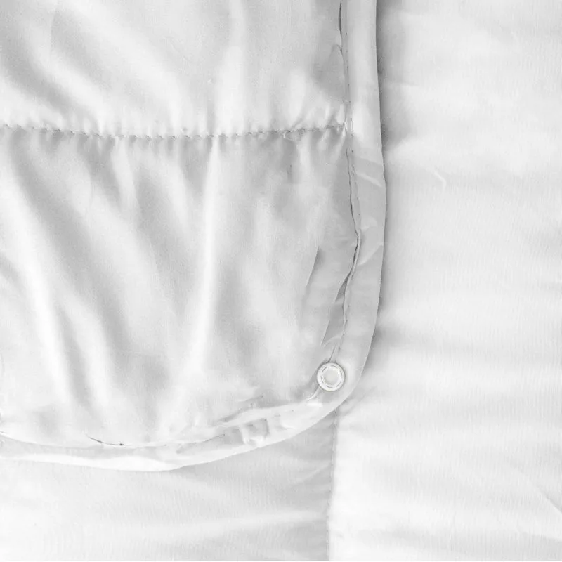 Piumino 4 Stagioni Matrimoniale con Calore Differenziato Modulabile con Bottoni Clip Il Gruppone