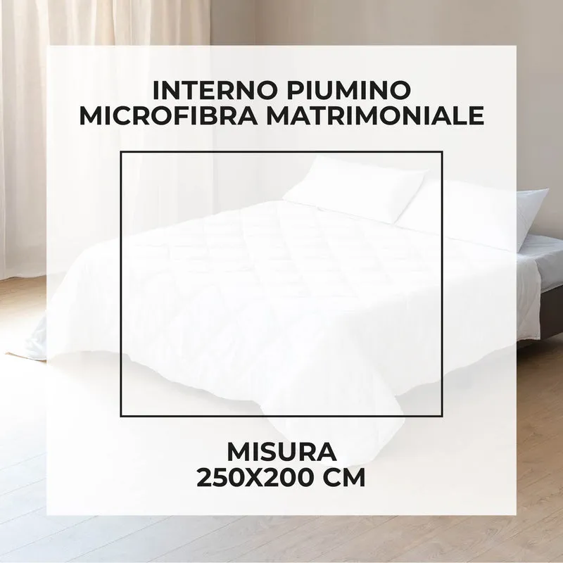 Piumino 4 Stagioni Matrimoniale con Calore Differenziato Modulabile con Bottoni Clip Il Gruppone