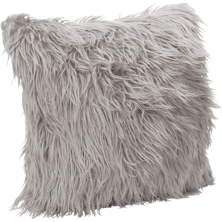 Fodera Cuscino Decorativo in Pelliccia Morbida 45x45 cm con Zip Il Gruppone